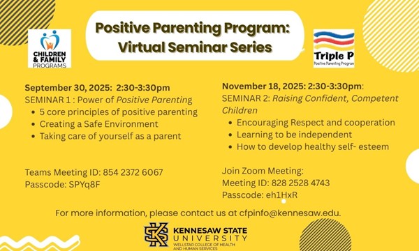 Free Virtual Triple P Seminars #2 - Raising confident, competent children