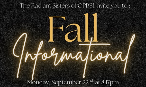 OPBI Fall Informational 