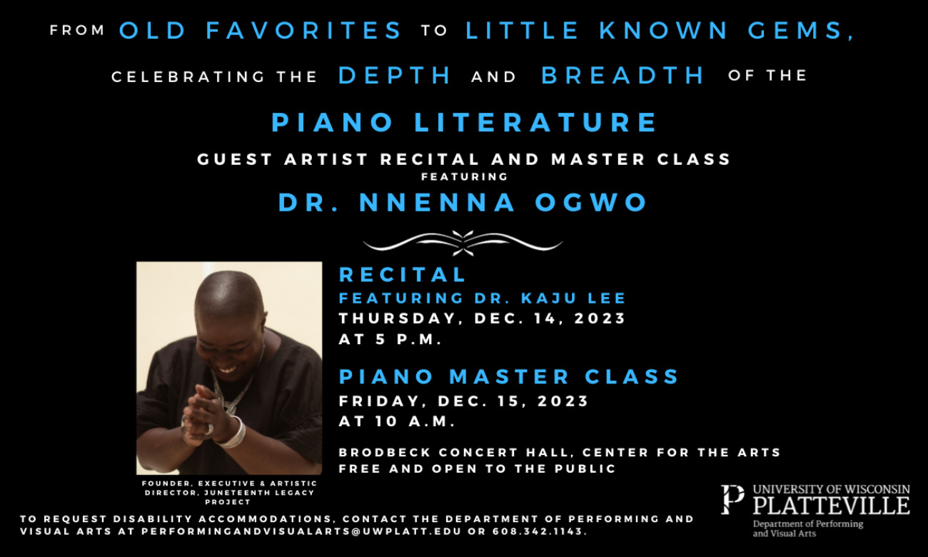 Piano Guest Artist Master Class: Dr. Nnenna Ogwo