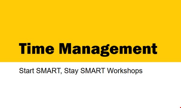 Time Management/Procrastination Workshop
