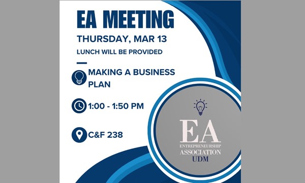 EA Meeting - Thu, Mar. 13