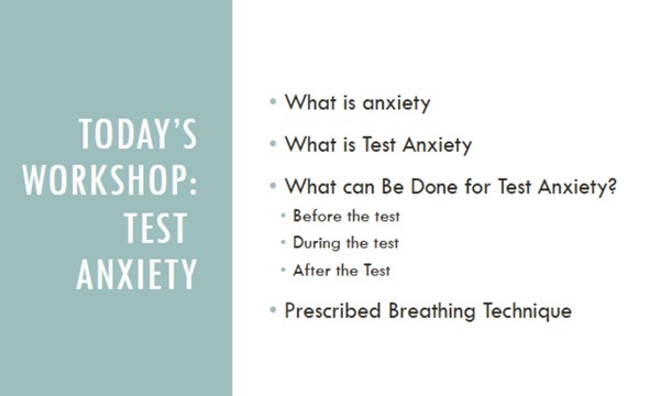 Test Anxiety Workshop