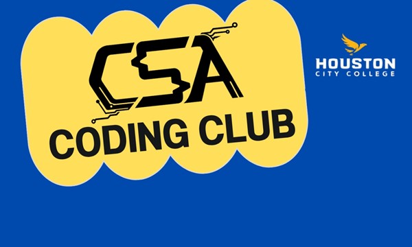 Promotional graphic for CSA Coding Club