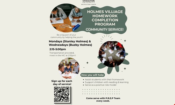 Holmes Village Homework Completion Program - Community Service