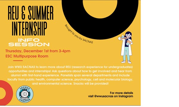 REU & Summer Internship Info Session