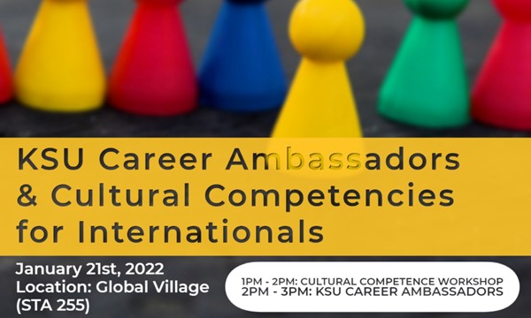KSU Career Ambassadors & Cultural Competencies for Internationals