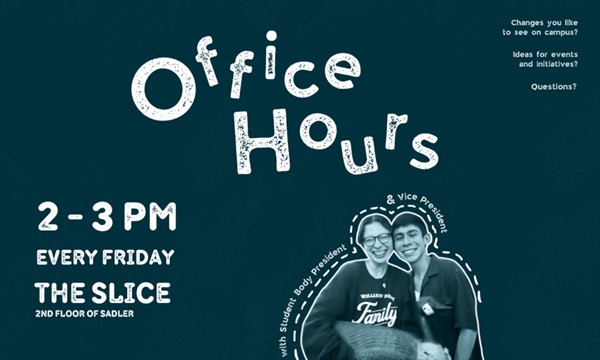 Office Hours w/ Student Body Pres. Terra Sloane & VP Oscar Lazo