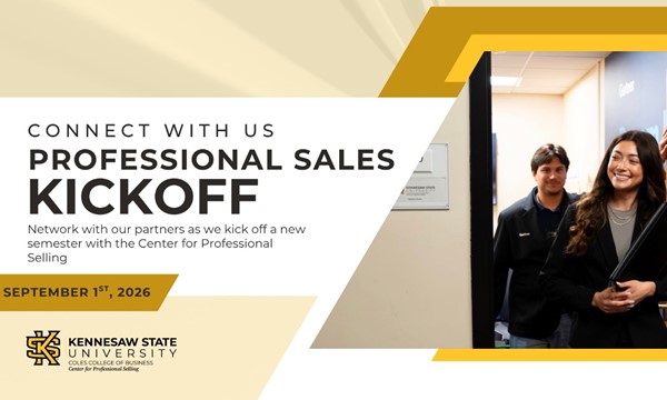 Center for Professional Selling Fall Semester Kickoff 