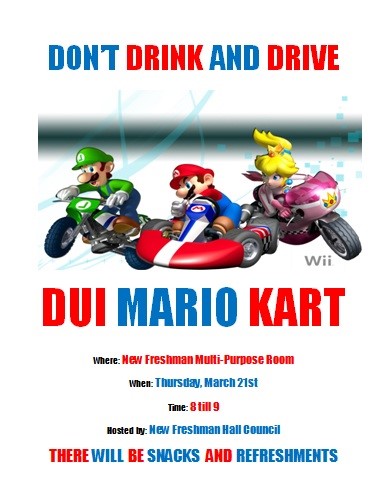 Drunk Driving - Mario Kart Tournament