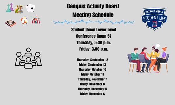 Campus Activity Board Meetings - Thu, Sep. 12