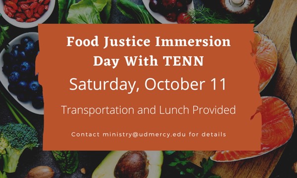 Food Justice Service Immersion Day - Tue, Oct. 11