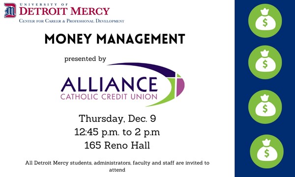 Money Management Workshop - Thu, Dec. 09
