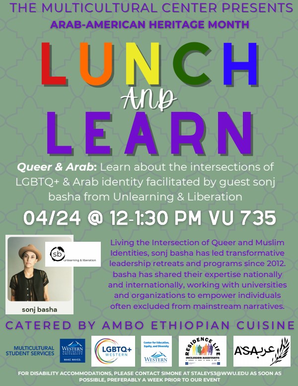 Arab American Heritage Month Lunch & Learn