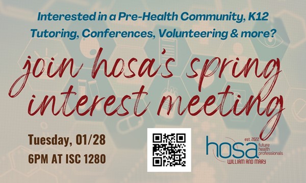 Spring Interest Meeting