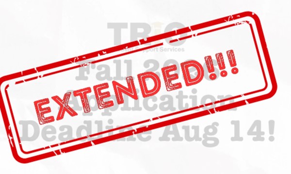 TRiO Fall 2026 Application Priority Deadline