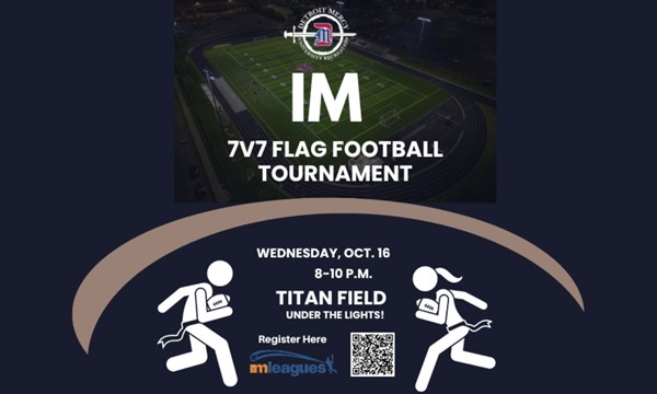 Intramural 7v7 Flag Football Tournament - Wed, Oct. 16