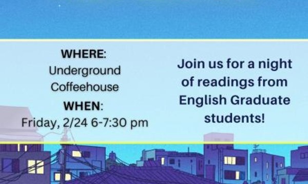 English Graduate Association's Winter Reading