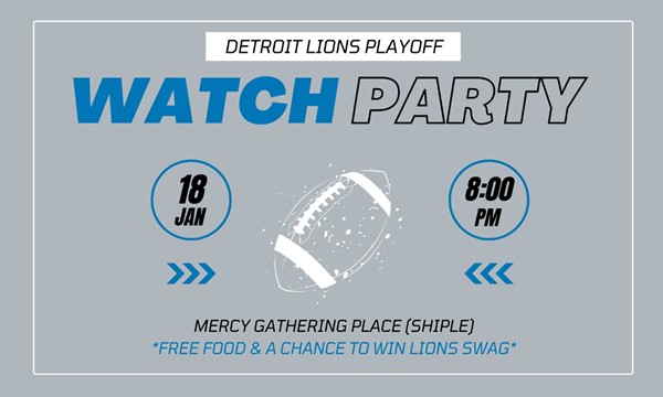 Lions Playoff Watch Party - Sat, Jan. 18