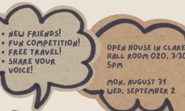 Speech and Debate Drop-In/Call-Out Meeting