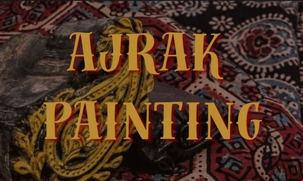 Ajrak Block Painting