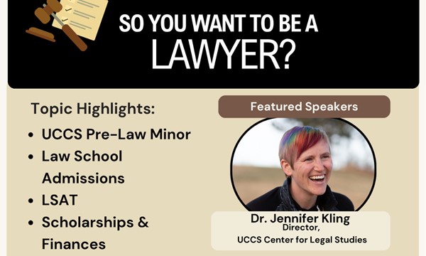 So You Want to Be a Lawyer? at T. Rowe Price Career and Innovation Center UC 114 - events event in Colorado Springs on September 17, 2026