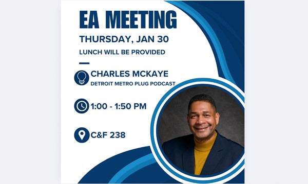 EA Meeting with Guest Entrepreneur Charles McKaye - Thu, Jan. 30