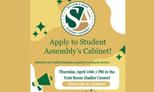 Student Assembly Cabinet Info Session