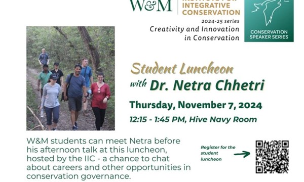 Student Luncheon with Dr. Netra Chhetri