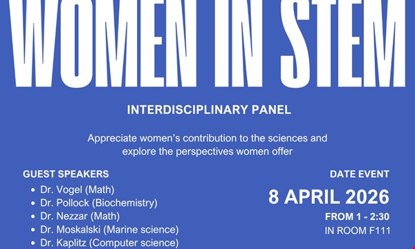 Women in STEM Interdisciplinary Panel 