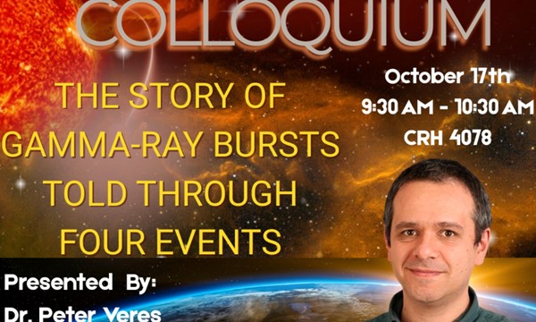 learn About CSPAR Colloquium: The Story of Gamma-ray Bursts Told Through Four Events