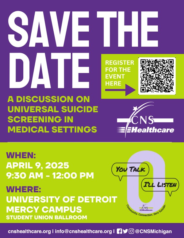 A Discussion on Universal Suicide Screenings in Medical Settings - Wed, Apr. 09