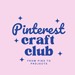 Pinterest Craft Club Profile Picture