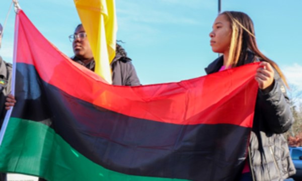 Black History Month Flag Raising