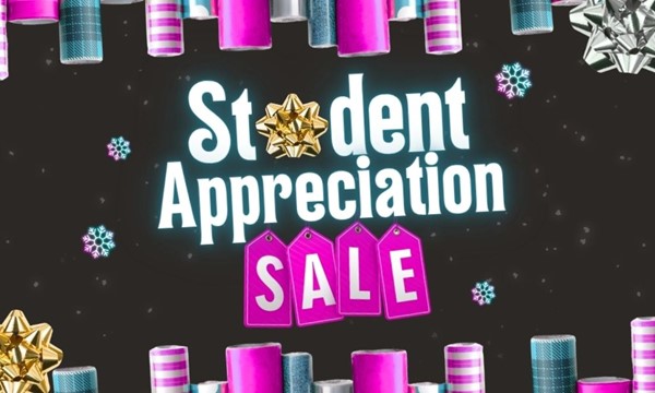 Student Appreciation Sale