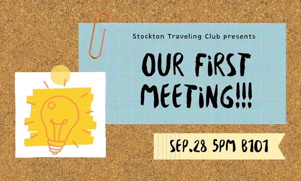 Stockton Traveling Club First Meeting!