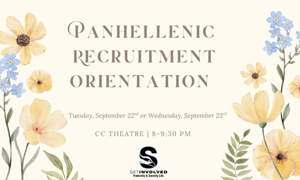 Panhellenic Recruitment Orientation