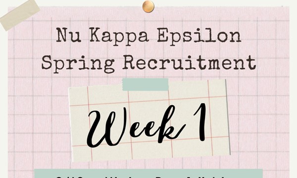 Nu Kappa Epsilon Recruitment