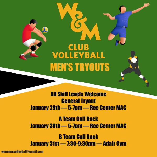 Men's Club Volleyball Tryouts
