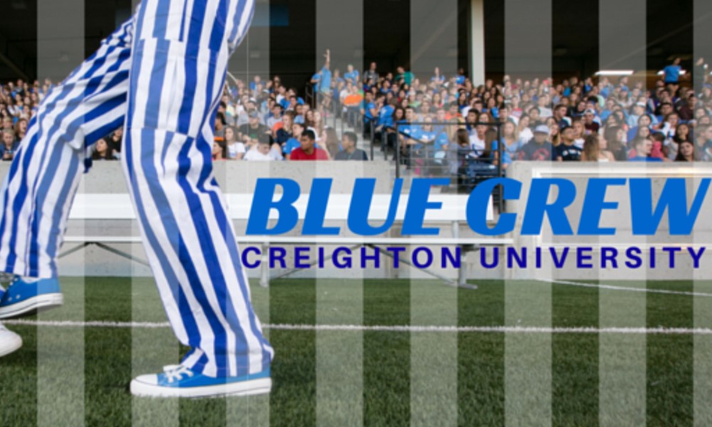 Creighton University Bluejays Stars & Stripes Deluxe Grommet Flag 