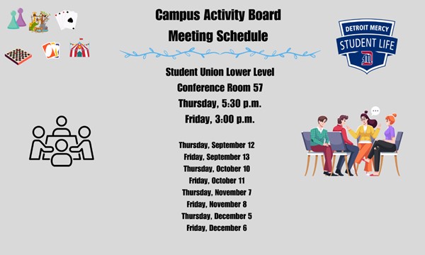 Campus Activity Board Meetings - Fri, Oct. 11