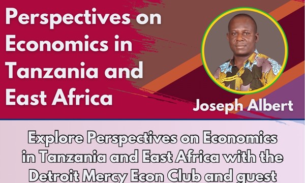 Perspectives on Economics in Tanzania and East Africa - Thu, Nov. 14