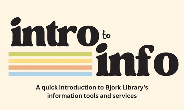 Intro to Info