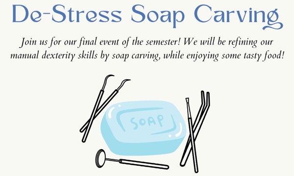 De-Stress Soap Carving - Tue, Dec. 03