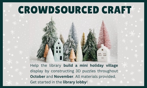 learn About Holiday Village Crowdsource Craft