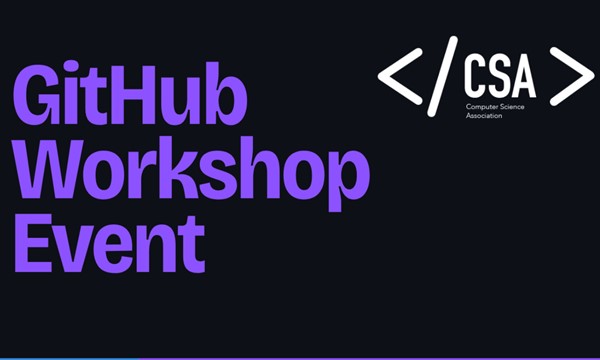 Promotional graphic for Version Control with Git & Collaboration on GitHub Workshop