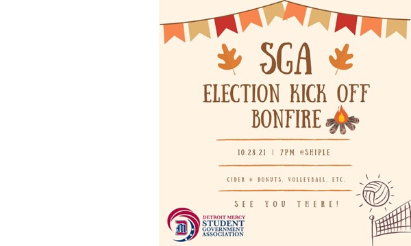 SGA Election Kick Off Bonfire