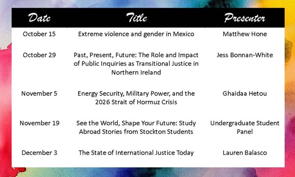Global Studies Lecture Series