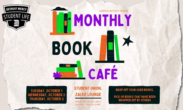 Monthly Book Café - Tue, Oct. 01