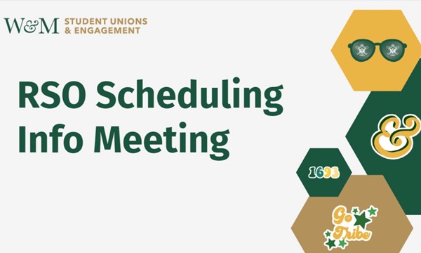 RSO Scheduling Info Session