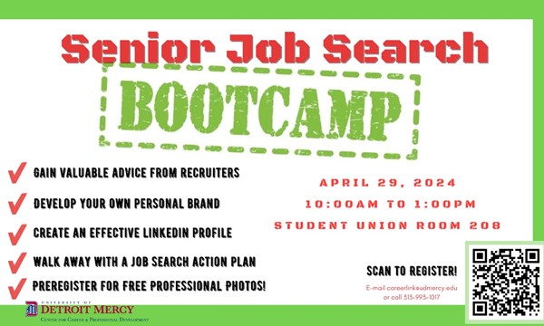 Senior Job Search Bootcamp - Mon, Apr. 29